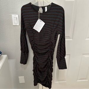 NWT Souvenir Ruched Sparkly Dress